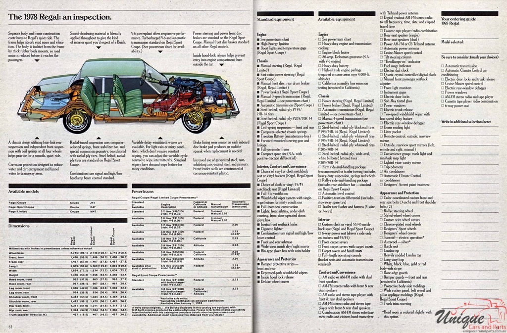 1978 Buick Full-Line All Models Brochure Page 1